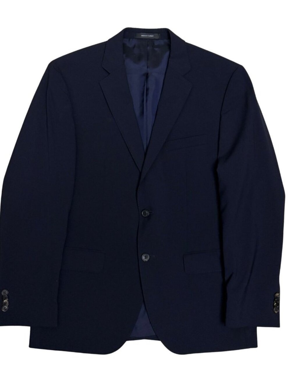 Hugo Boss Blue Blazer Luxury Designer VIRGIN WOOL Business Formal Mens Small 38S